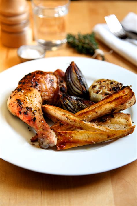 Herby Roast Chicken And Honey And Thyme Parsnips Donal Skehan Eat Live Go