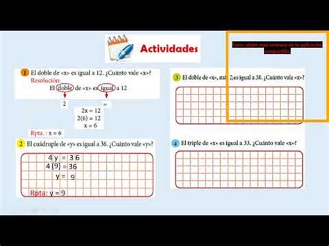 Planteo De Ecuaciones Doble Triple Cu Druple Y Qu Ntuple Tercer