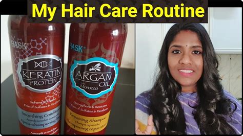 My Simple Hair Care Routine I Use Hask Argan Oil Shampoo And Conditionerit Gives Me Wonderful