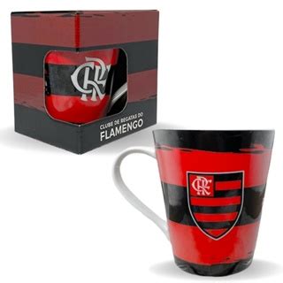 Caneca Copo Porcelana Flamengo 290ml Shopee Brasil