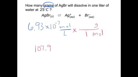 How To Calculate Solubility In Chemistry