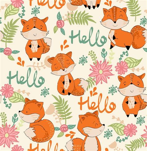 Premium Vector Cute Cartoon Fox