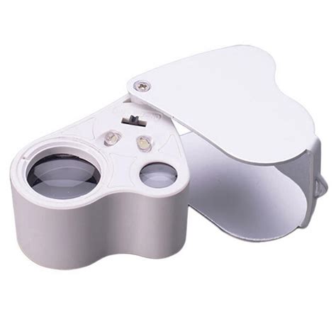 Dual Lens X X Handheld Mini Pocket Microscope Loupe Jeweler