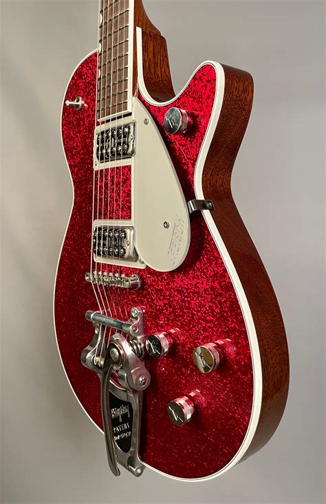 Gretsch G6129t Players Edition Jet™ Ft With Bigsby® Red Sparkle Vintage Rockabilly Duojet