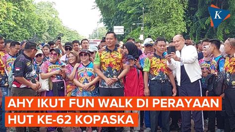 Hadiri Perayaan Hut Ke Kopaska Ahy Ikut Fun Walk Di Lapangan