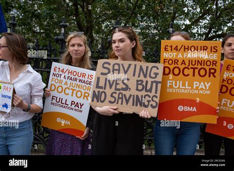 London Uk Th July Junior Doctors In England Have Announced A