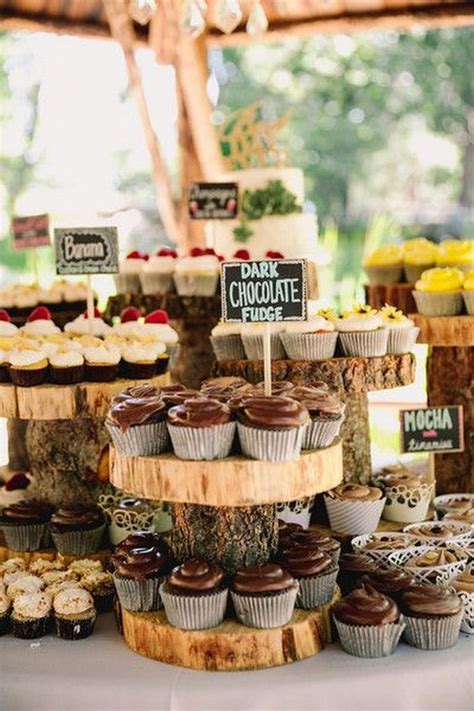 25 Amazing Rustic Wedding Cupcake And Stands 🧁