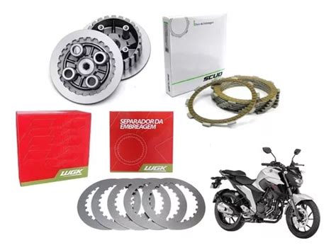 Kit Embreagem Scud Wgk Ys Fazer Tenere Xtz Lander 250 Parcelamento