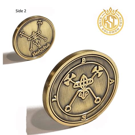 BAEL Baalzebub Beelzebub demon sigil Ars Goetia King Solomon Coin seal ...