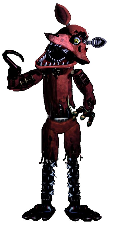 Withered Foxy Full Body By Will220 On Deviantart