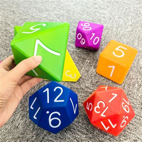 Giant 10cm Foam Dice Dnd Polyhedral Set Of 7 China Manufacturer