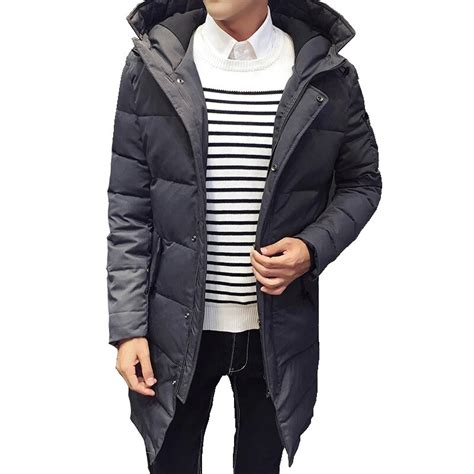 High Quality Hooded Parkas Men Winter Long Jacket Thick Cotton Padded Jacket Warm Mens Parka