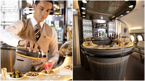 Check Out The Revamped Business Class Bar On The Emirates A380