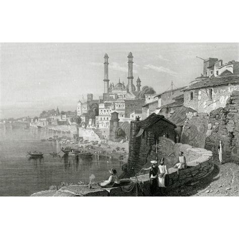 India Benares Varanasi Aurangzebs Or Alamgir Mosque Britton Images