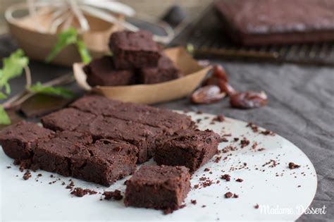 Vegane Und Glutenfreie Brownies Ohne Zucker Madame Dessert