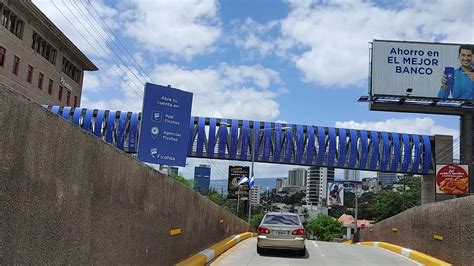 Pasando Sobre El Nuevo Puente A Desnivel Bicentenario Tegucigalpa