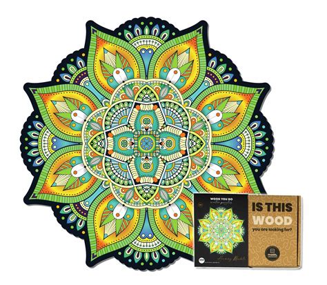 Puzzle Drewniane Mandala Harmony Mandala Element W A Wood You Do