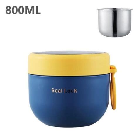 Lunch Box Boite A Repas Blue Ml Bo Te D Jeuner Thermos De