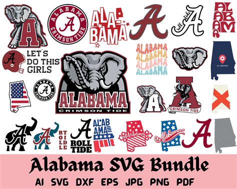 Alabama Svg Alabama Png Roll Tide Svg Alabama Football Svg Etsy