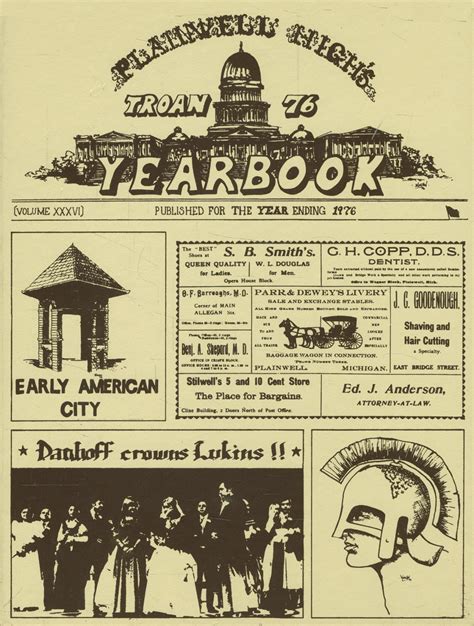 1976 yearbook from Plainwell High School from Plainwell, Michigan