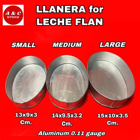 Leche Flan Llanera Aluminium Molder 6pcs Sml Size Shopee