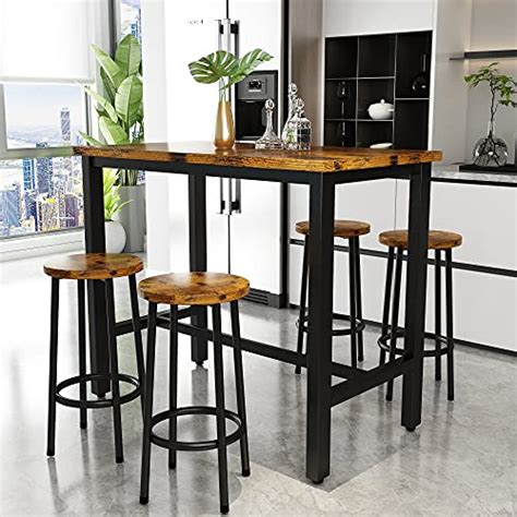 Awqm Juego De Mesa De Comedor Juego De Mesa De Cocina Con Banc