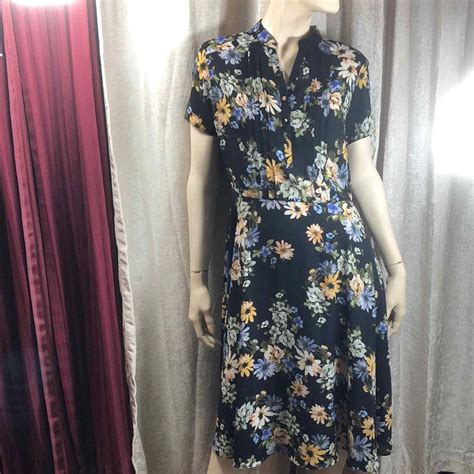 Nanette Lepore Floral Midi Dress Gem