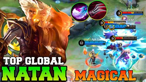 Monster Natan Magical Build Gameplay MLBB Natan Best Build 2023 And