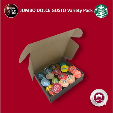 JUMBO DOLCE GUSTO Variety Pack Of Starbucks And Nescafe Dolce Gusto