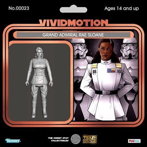 Grand Admiral Rae Sloane Star Wars action figure 100mm 3D model 3D ...