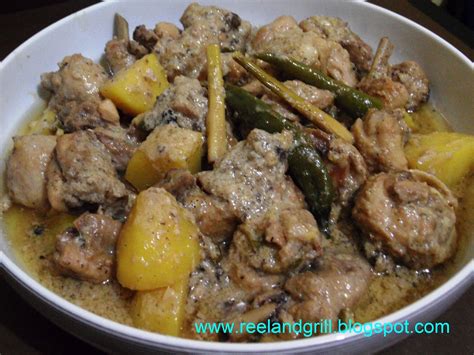 Reel And Grill Paigang Adobo Sa Gata Chicken Adobo In Coconut Milk