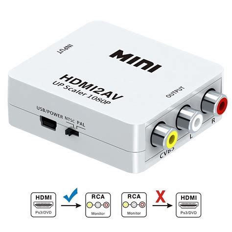 Conversor HDMI p RCA Audio Vídeos Eletrônicos Eletroinfocia