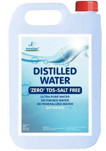 Pure Distilled Water Di Water Dm Water 1l For Hospitals At Rs 90