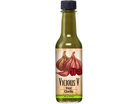 Hot Garlic Hot Sauce 5 Fl Oz Vicious Hot Sauce