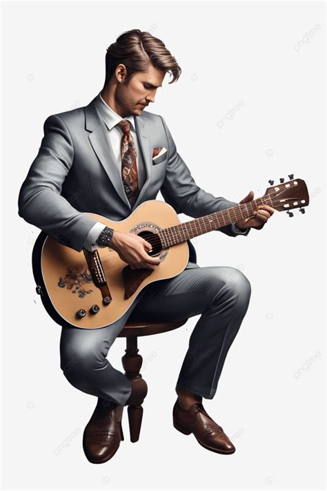 Homem Vestindo Terno De Escrit Rio Tocando Viol O Png Homem Vestindo