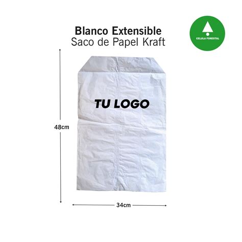 Sacos De Papel Blanco Multicapa Celula Forestal