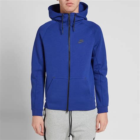 Nike Tech Fleece Aw77 Zip Hoody Deep Royal Blue End Fr