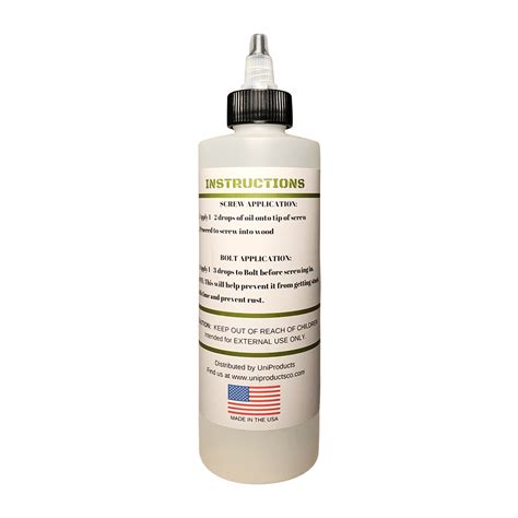 premium screw  bolt oil  thread lubricant  rust inhibitor