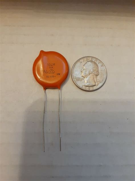 10 Vishay 20vlp10 R 1uf 250v 20 AC Line Rated Ceramic Disc Capacitors