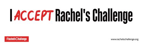 I Accept Rachels Challenge Banner Rachels Challenge Store