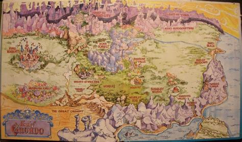 The Land Of Grundo By Monolith On Deviantart Teddy Ruxpin Map