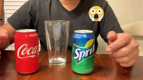 Mix Coca Cola And Sprite Then Drink It Youtube