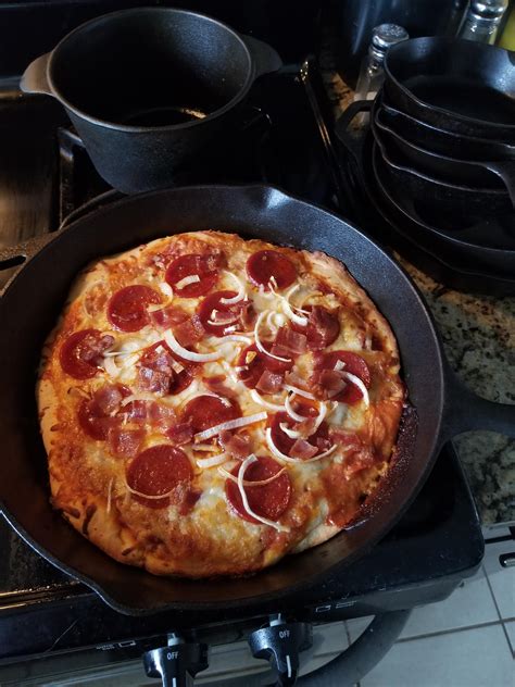 My First Pizza From Scratch 12 Lodge R Castiron