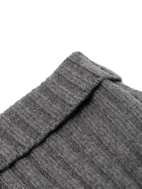 Cruciani Ribbed Knit Cashmere Beanie Farfetch