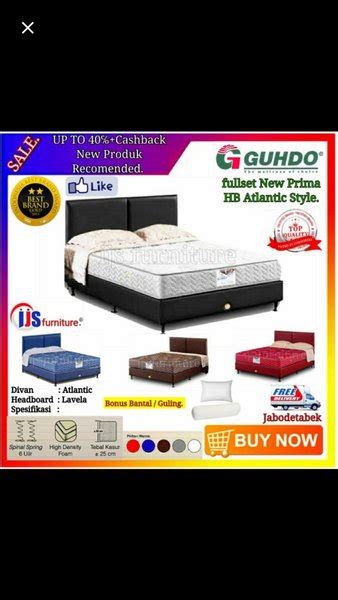 Jual Set Kasur Springbed Guhdo New Prima Headboard Atlantic Style Uk