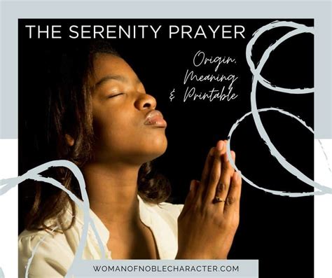 The Meaning And Origin Of The Serenity Prayer