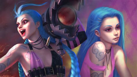 Jinx League Of Legends 2017 Qo 2250×1280 Wallpaper Hd Artist 4k