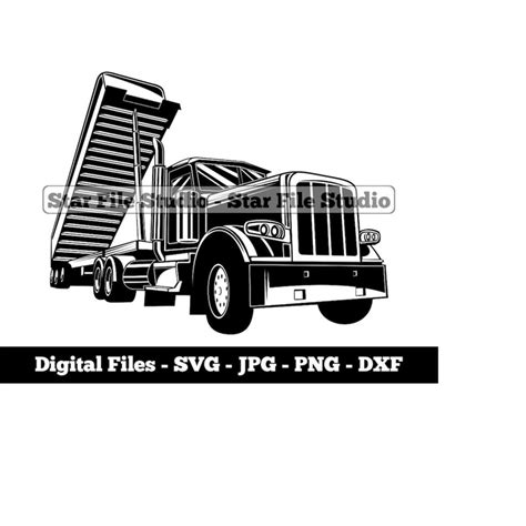 Dump Truck Svg Truck Svg Trucker Svg Trucking Svg Dump Inspire