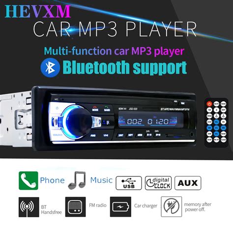 Hevxm Jsd Bluetooth Autoradio Car Stereo Radio Fm Aux Input