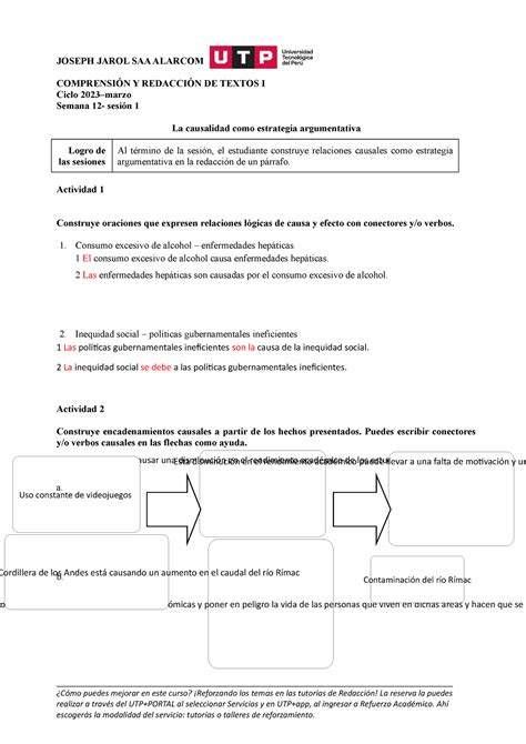 S12 S1 La Causalidad Como Estrategia Discursiva 2023 Marzo Final